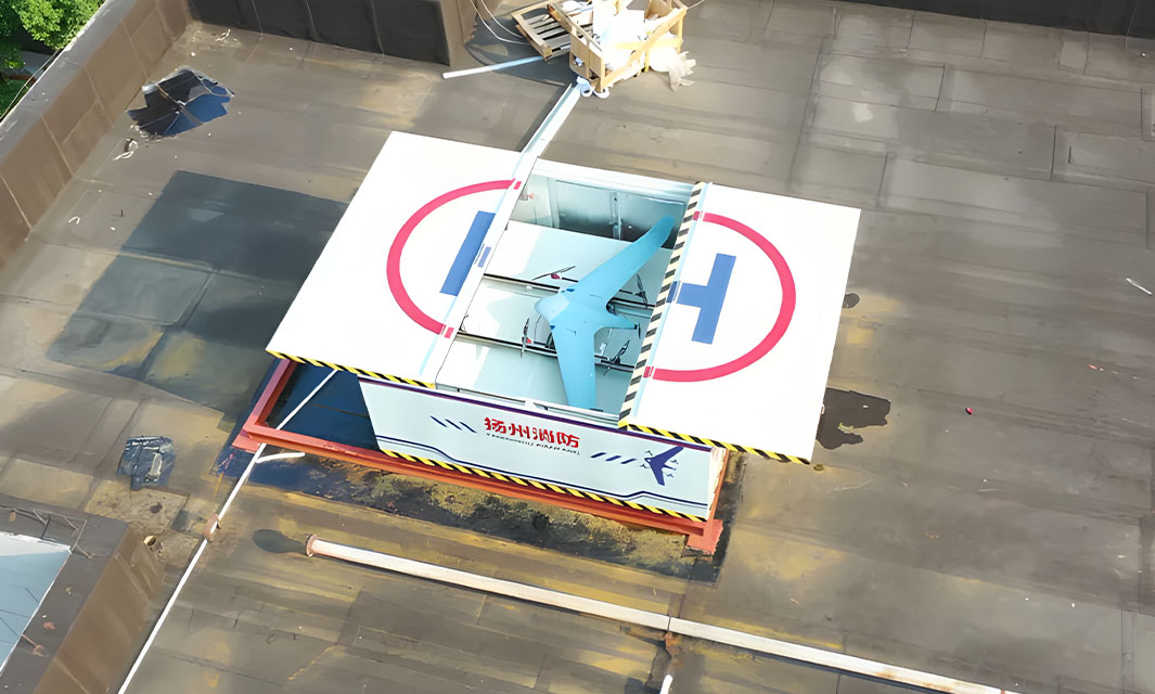 消防固定翼無(wú)人機(jī)機(jī)場(chǎng)揚(yáng)州首飛，助力抗疫大顯身手